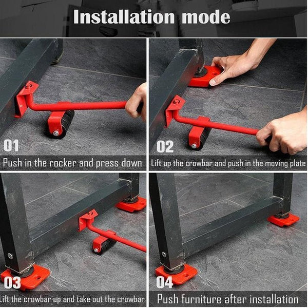 All in One Lifter - L'ensemble d'outils de déplacement de meubles - Hodamart