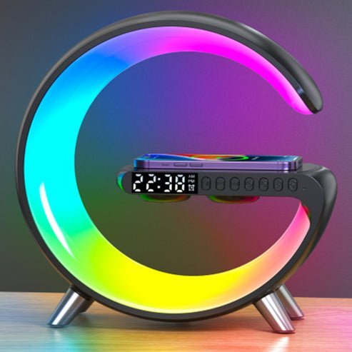 Atmosphère Veilleuse Chargeur de téléphone sans fil Haut - parleur Bluetooth - Hodamart