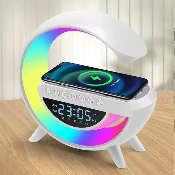 Atmosphère Veilleuse Chargeur de téléphone sans fil Haut - parleur Bluetooth - Hodamart
