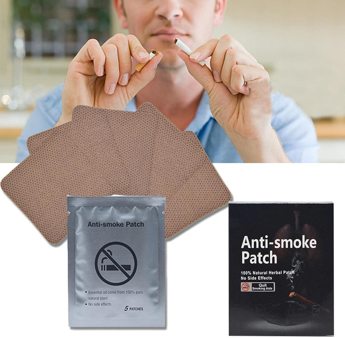 Beisaqi™ - Lot de 20 Patchs Transparent pour Arrêter de Fumer - Hodamart