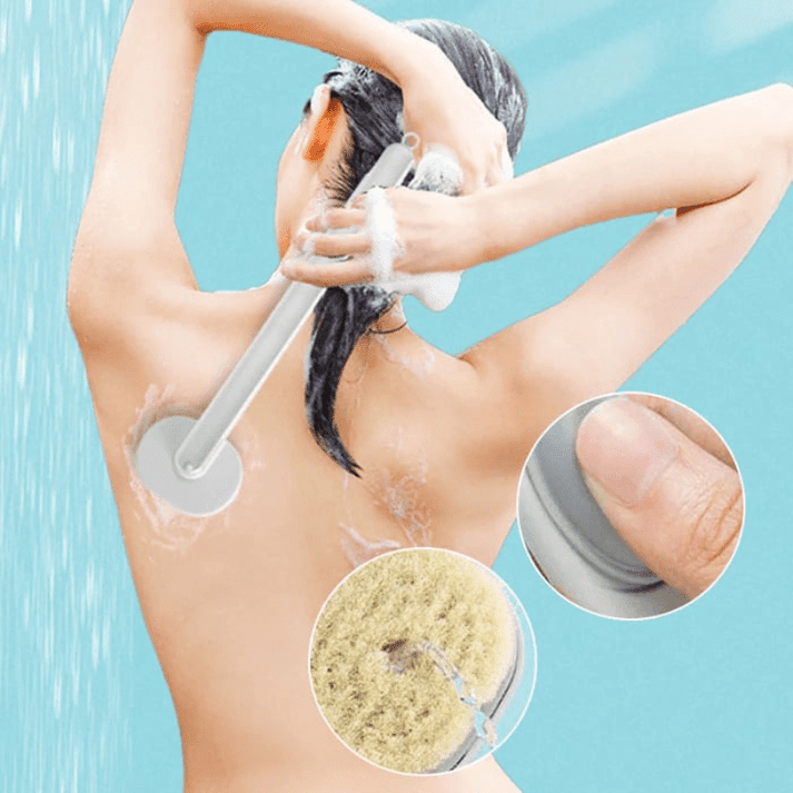 Brosse de nettoyage de massage de bain à long manche - Hodamart