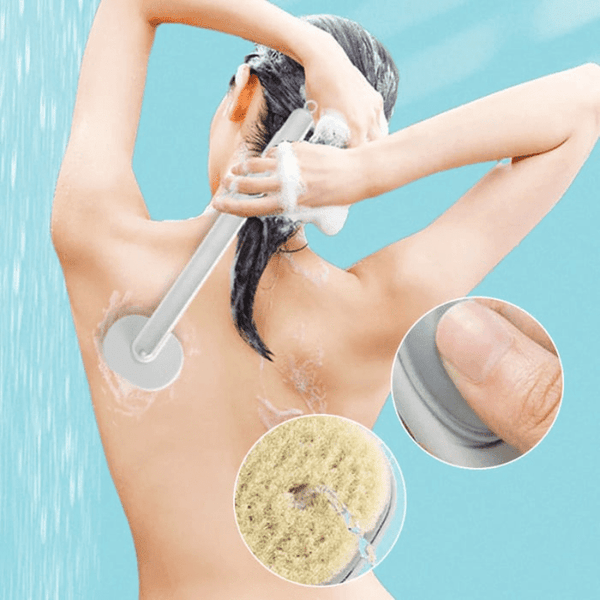 Brosse de nettoyage de massage de bain à long manche - Hodamart