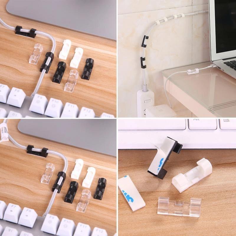 Clips ÉléganceCâble - Ensemble de Clips Auto - adhésifs ⚡️ - Hodamart