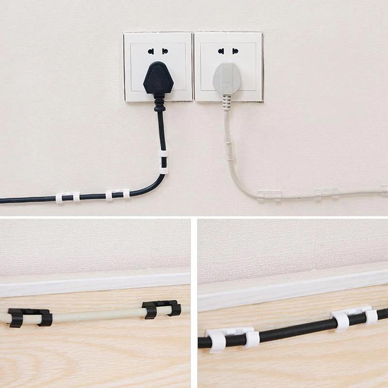 Clips ÉléganceCâble - Ensemble de Clips Auto - adhésifs ⚡️ - Hodamart