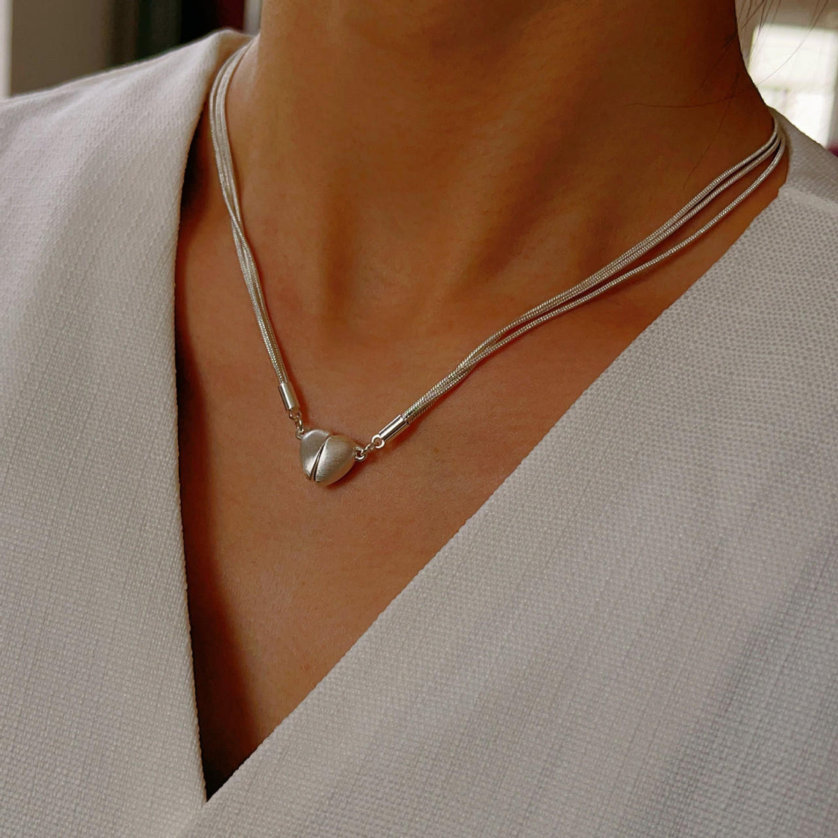 Collier | BIJOUX | Cœur Éternel Magnétique - Hodamart