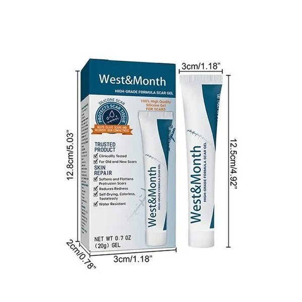Crème Anti Cicatrice, Anti Vergeture, Anti Tache Noire, Anti Acné - West&Month - Hodamart