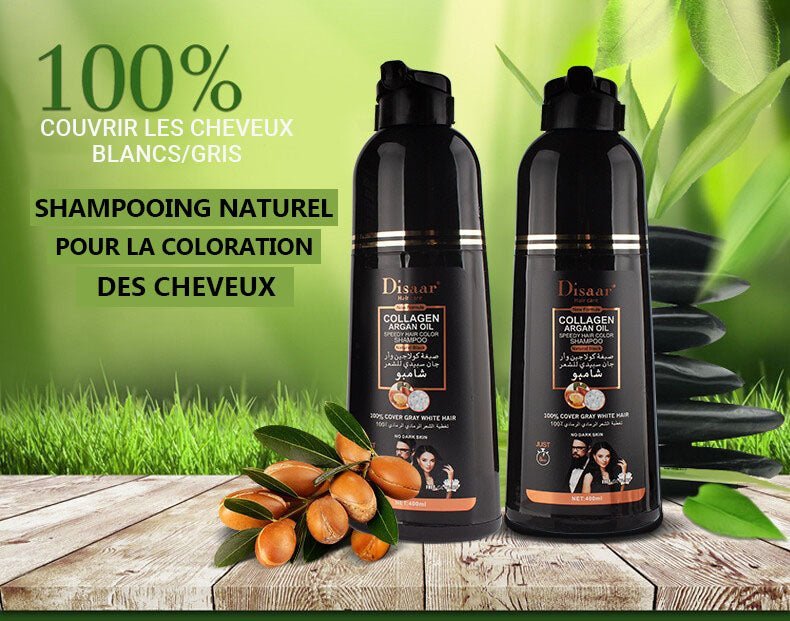 DISAAR huile d'Argan Marocaine - Eliminez les Cheveux Gris ! | Garantie Satisfait ou Remboursé - Hodamart