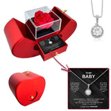 ÉCLAT D'ÉTERNITÉ - BOÎTE À BIJOUX ROSE PRÉSERVÉE - Hodamart