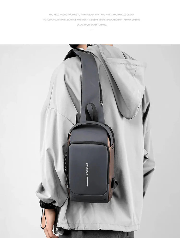 HodaFashion™ - Sac de poitrine étanche pour homme - Hodamart