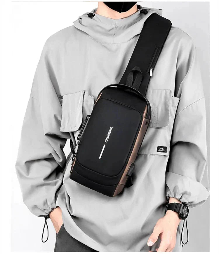 HodaFashion™ - Sac de poitrine étanche pour homme - Hodamart
