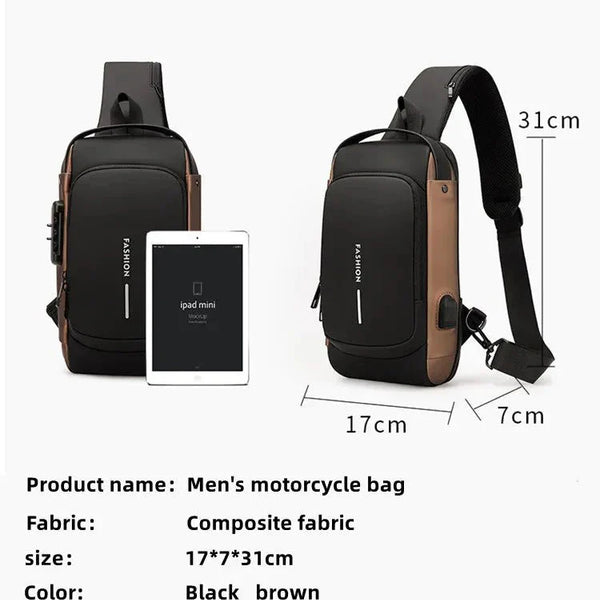 HodaFashion™ - Sac de poitrine étanche pour homme - Hodamart