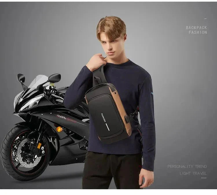 HodaFashion™ - Sac de poitrine étanche pour homme - Hodamart