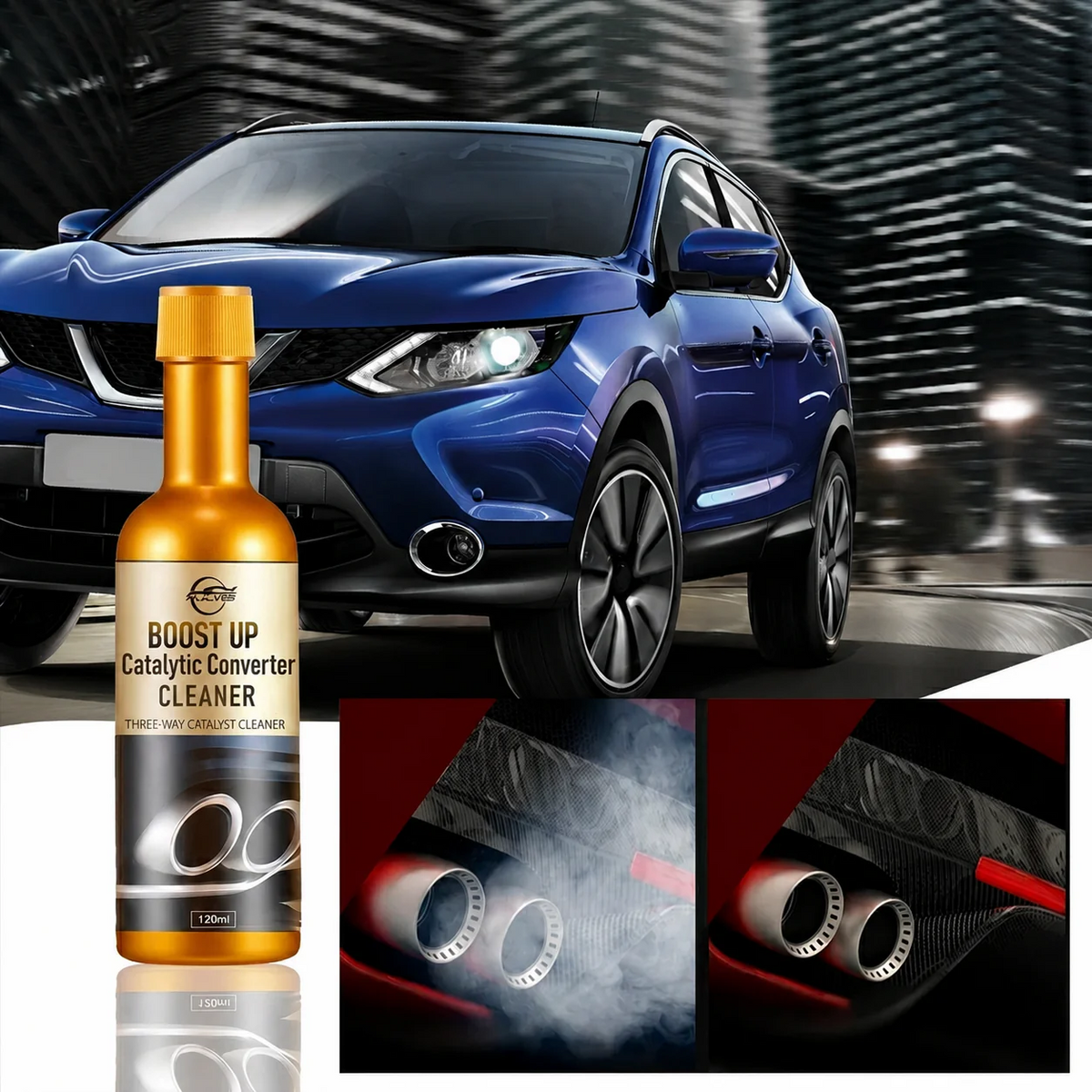 Nettoyant de Catalyseur pour Voiture | Economique et à Haute Performance🚗🔥120ml CG