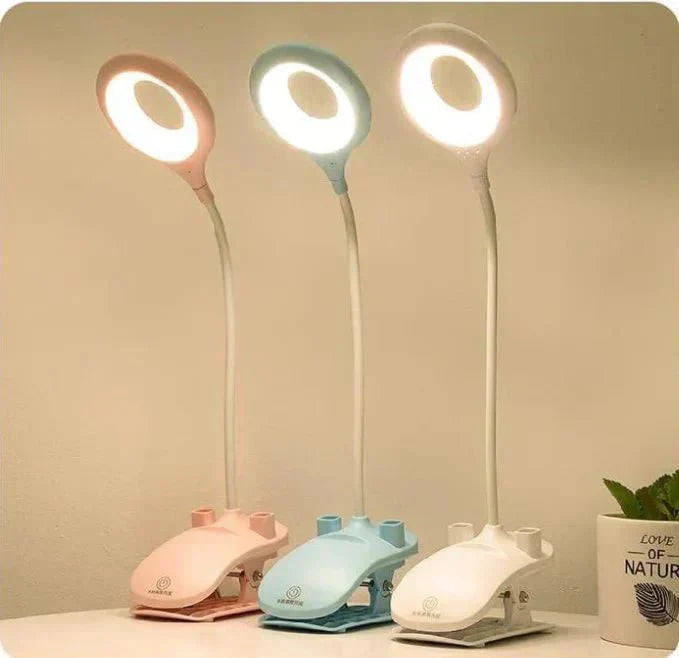 Lampe de Bureau Pliable Rechargeable avec Pince - Hodamart