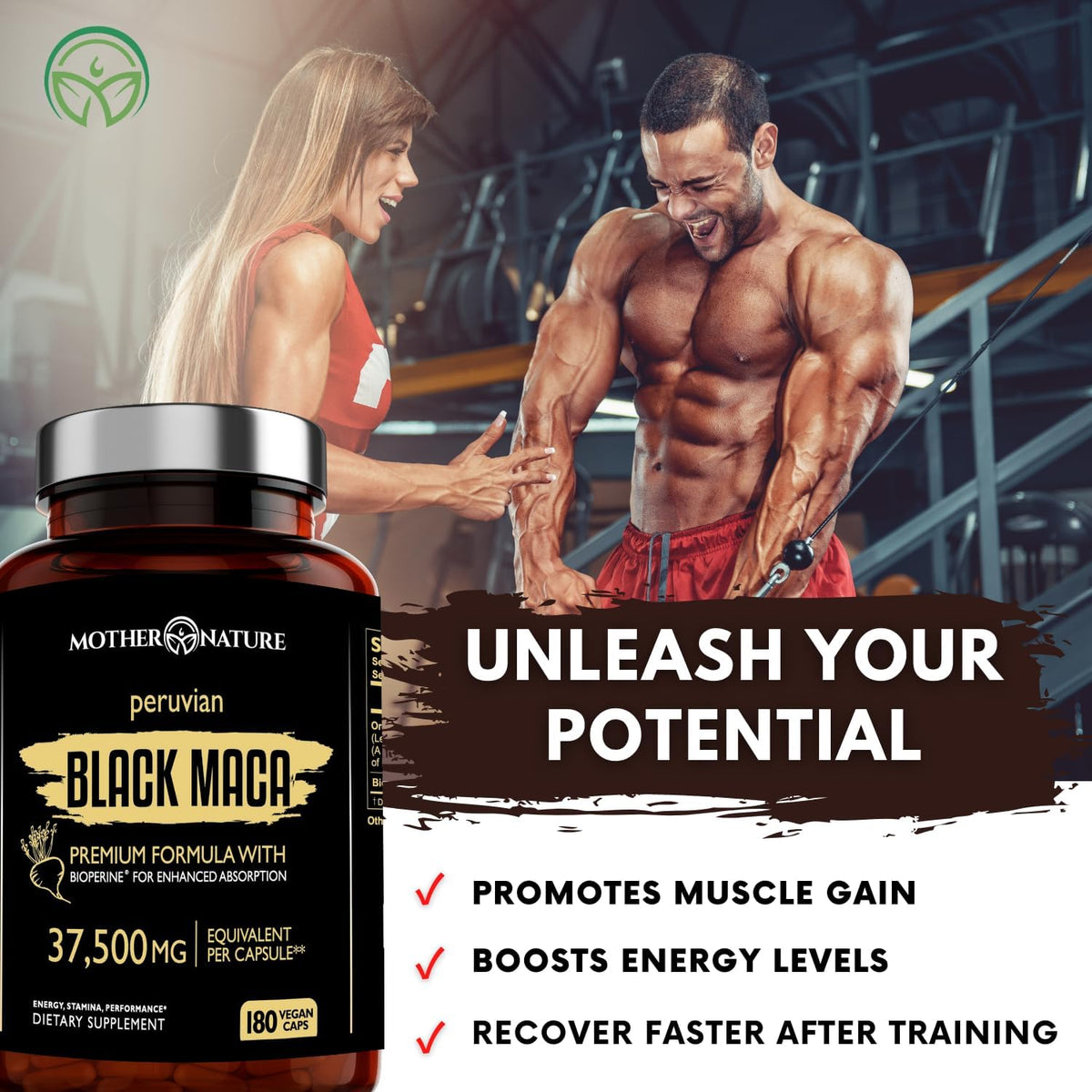 🌟 Maca Noire - Vitalité et Performance - Hodamart