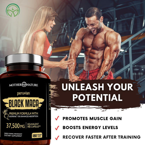 🌟 Maca Noire - Vitalité et Performance - Hodamart