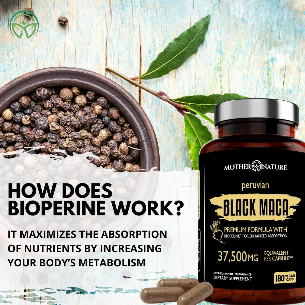 🌟 Maca Noire - Vitalité et Performance - Hodamart