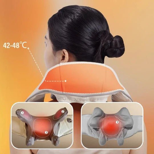 Masseur pour le cou et les épaules avec chaleur - Hodamart