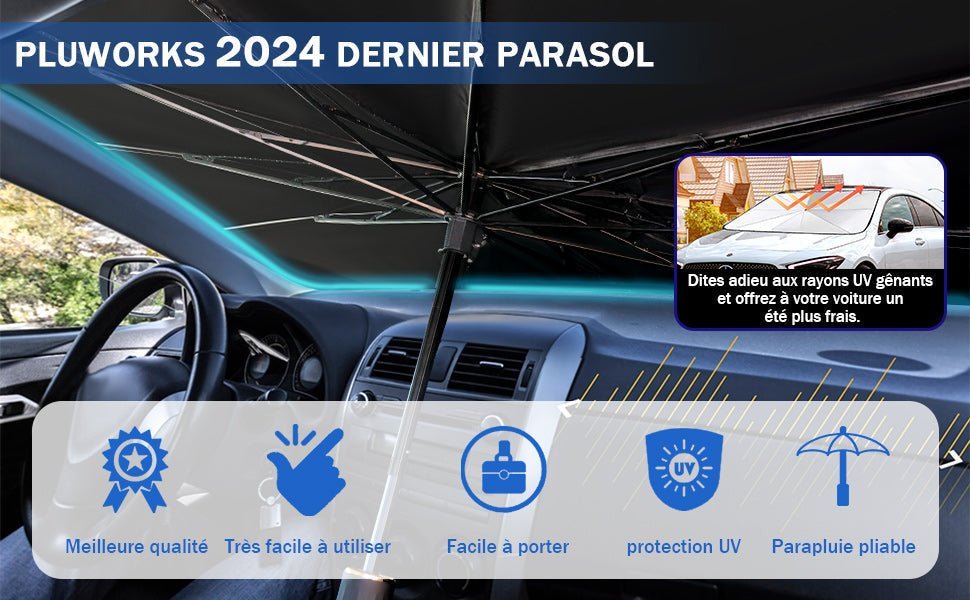 Pare - soleil pliable pour voiture - Hodamart