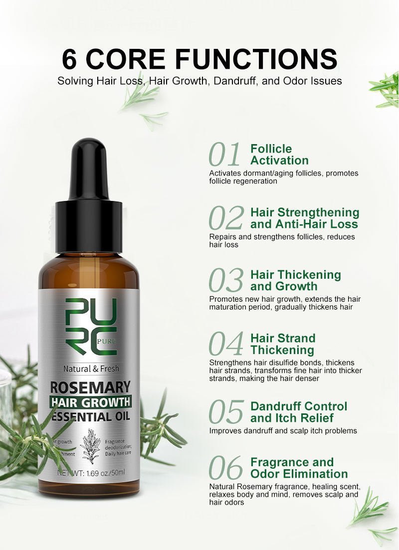 PURC Hair Growth Elixir™ – Révélez une chevelure plus dense et plus forte naturellement - Hodamart