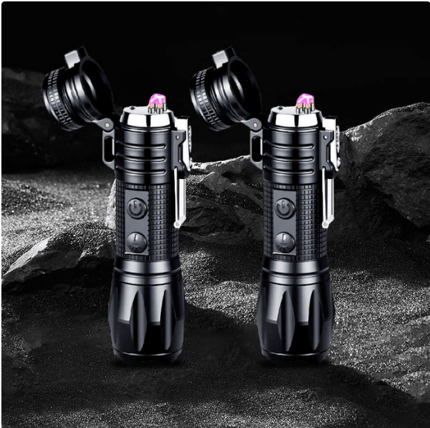 ⏳Réduction limitée de 50%💥🔦Lampe de poche multifonctionnelle rechargeable à lumière forte avec feu électrique⚡ - Hodamart