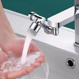Robinet Magic Pivotant À 1080° INOX Avec Filtre Anti - Éclaboussures - Hodamart