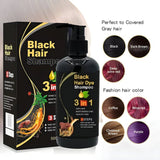 Shampoing Colorant pour Cheveux Noirs 3 - en - 1 | 1 ACHETÉ, 1 OFFERT 🔥 - Hodamart