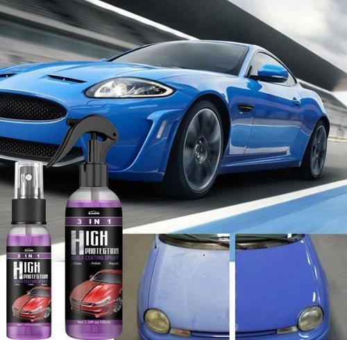 SPRAY |3 EN 1| DE REVÊTEMENT DE VOITURE RAPIDE AMÉLIORÉ |2024| - Hodamart