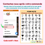 STICKY™ - Tampon avec nom personnalisé pour enfant - Hodamart