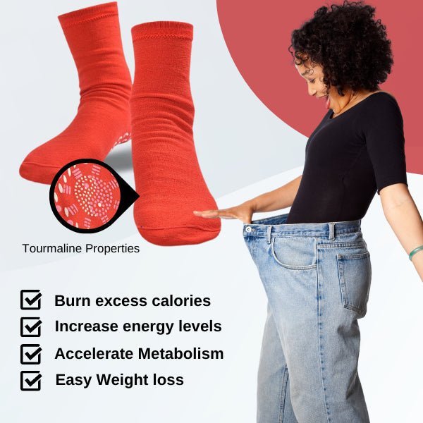 VitaFeet - Chaussettes Brûle Graisses & Anti - Rétention par Acupression - Hodamart