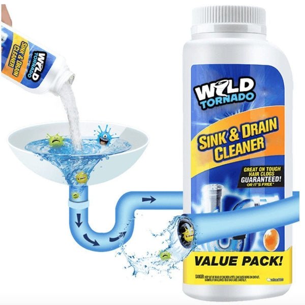 Wild Tornado™ puissant nettoyeur d'éviers - Hodamart